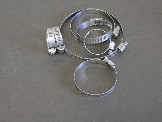 111-6244 – HELIX RACING Hose Clamp, 2.28 Inch To 3-1/4 Inch Clamping Range Worm Gear Style Stainless Steel Pack Of 10